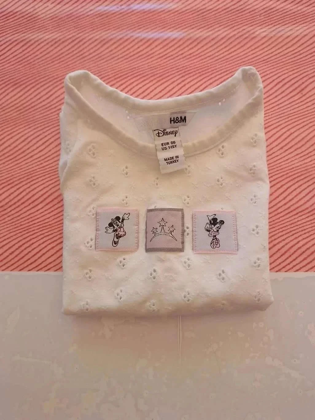 T-shirt H&M Minnie Disney 12-18 mois